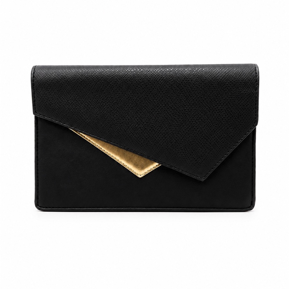 BEBE LEATHER CLUTCH